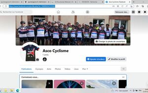 ASCO cyclisme sur facebook